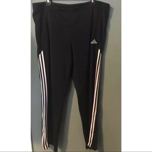 adidas 3-Stripes Navy Blue Athletic Pants - M